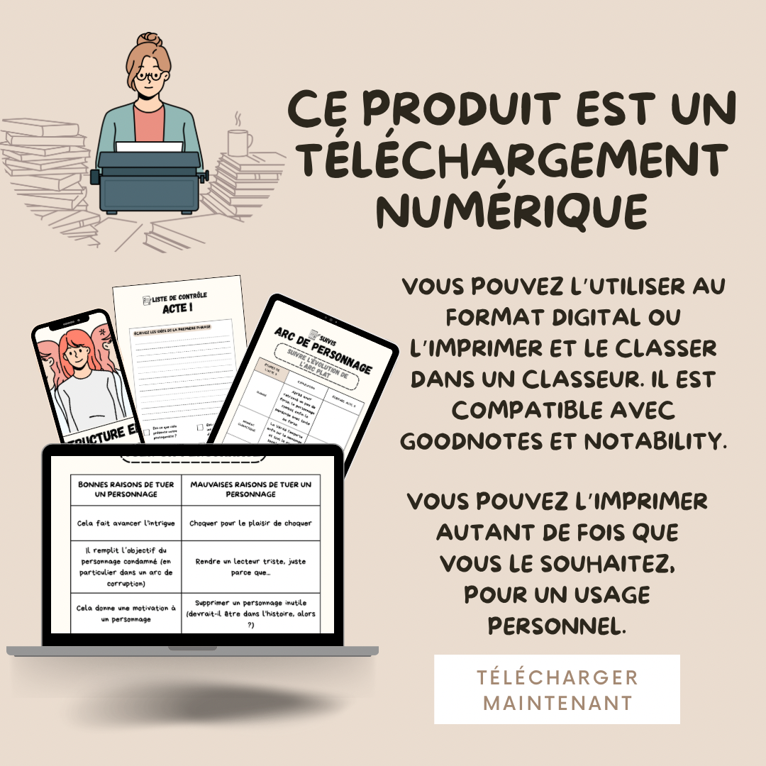 Guide de Structure de l’Intrigue ( DIGITAL VERSION )