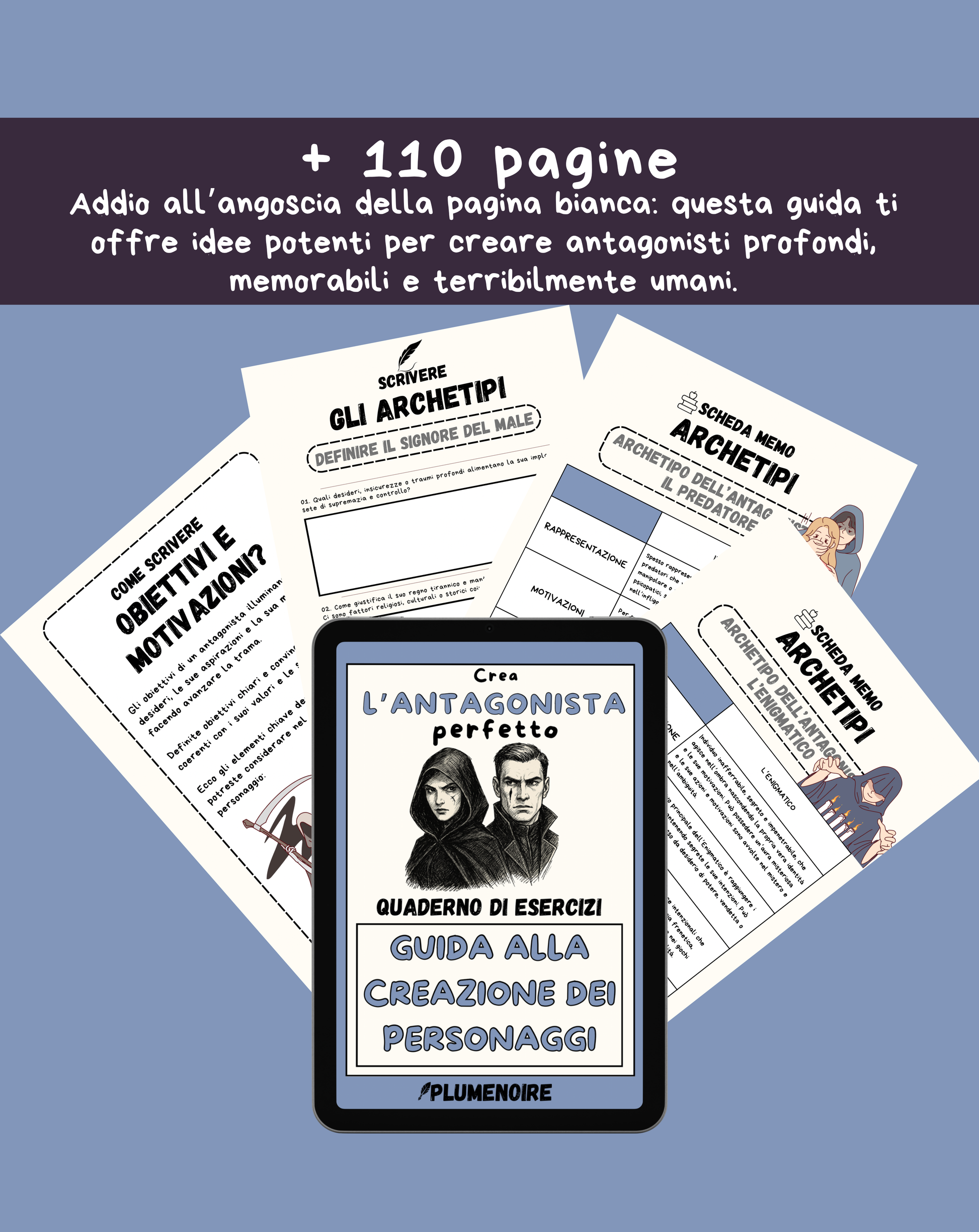 Guide de création de personnage - version Antagoniste ( DIGITAL VERSION )