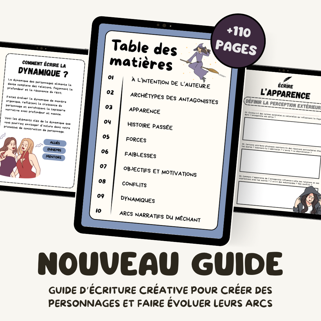 Character Creation WORKBOOK - Antagonist Version (DIGITAL VERSION)