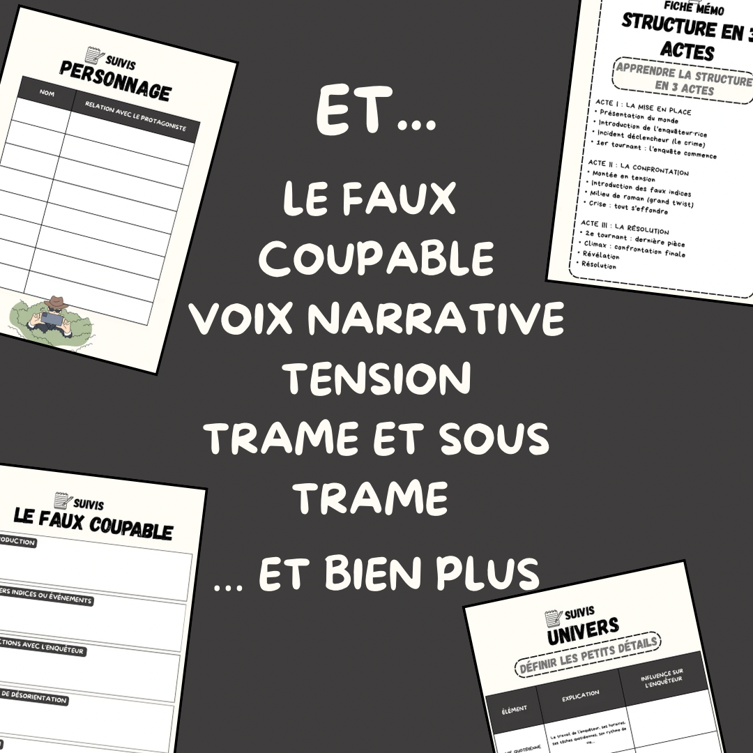 GUIDE POUR ROMAN POLICIER