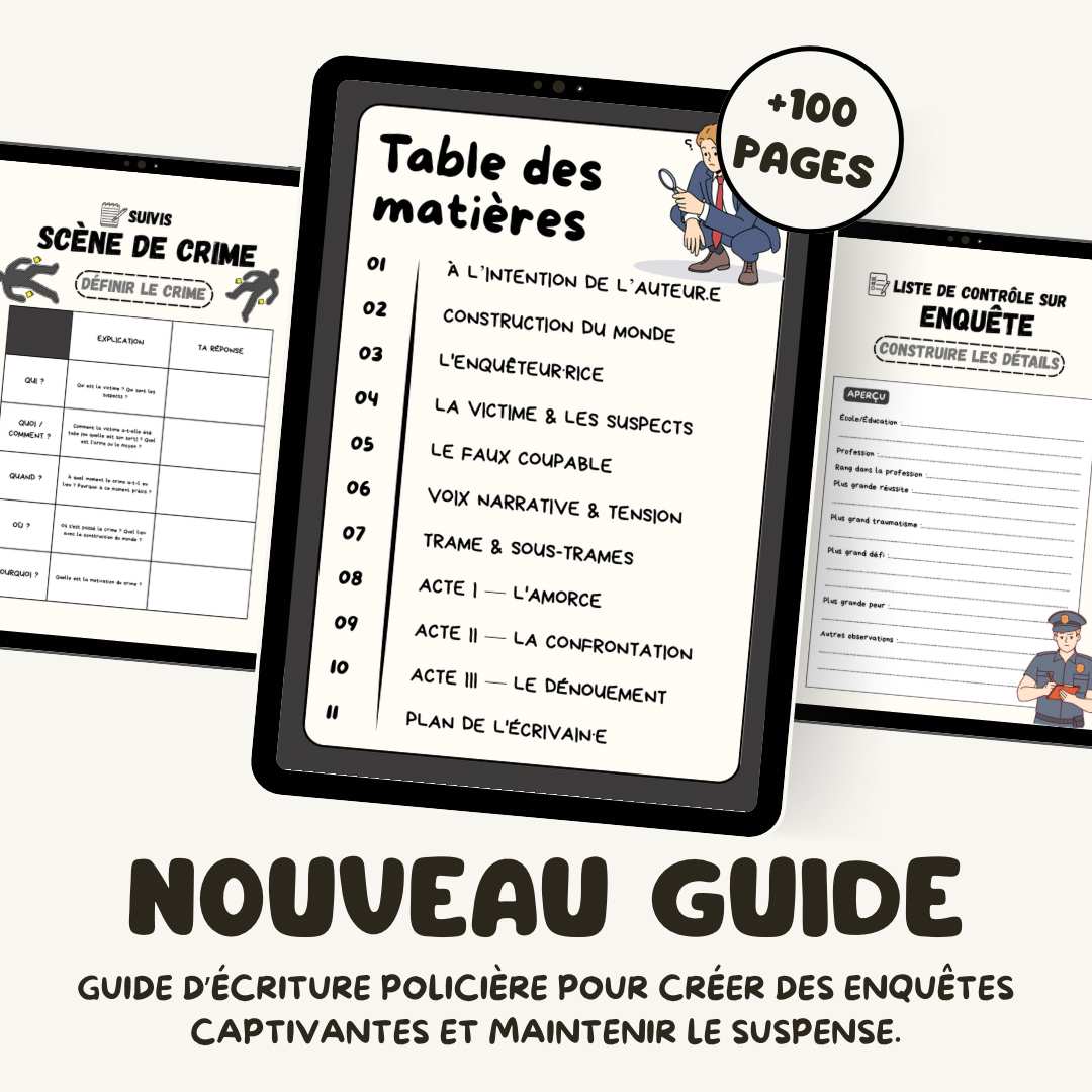 GUIDE POUR ROMAN POLICIER