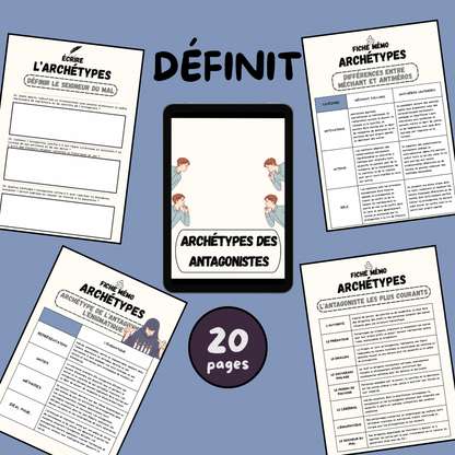 Character Creation WORKBOOK - Antagonist Version (DIGITAL VERSION)