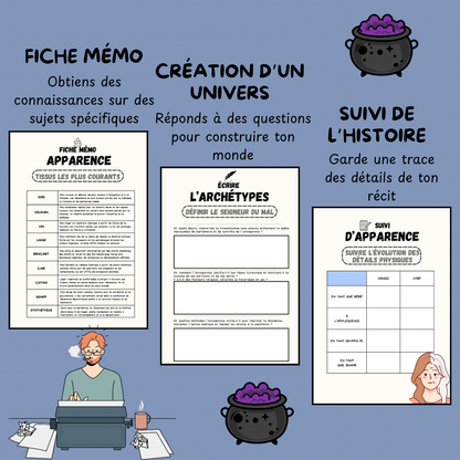 Character Creation WORKBOOK - Antagonist Version (DIGITAL VERSION)