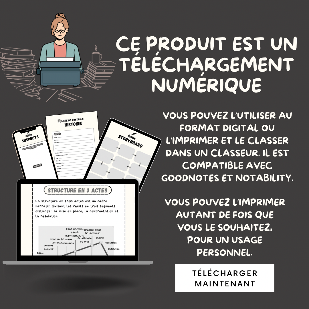 GUIDE POUR ROMAN POLICIER