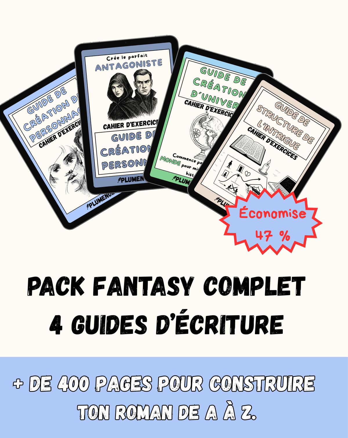 Pack Complet d’Écriture Fantasy ( DIGITAL VERSION )