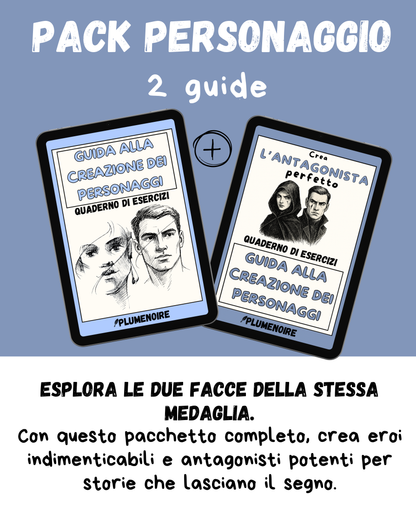 Character Creation WORKBOOK - Antagonist Version (DIGITAL VERSION)