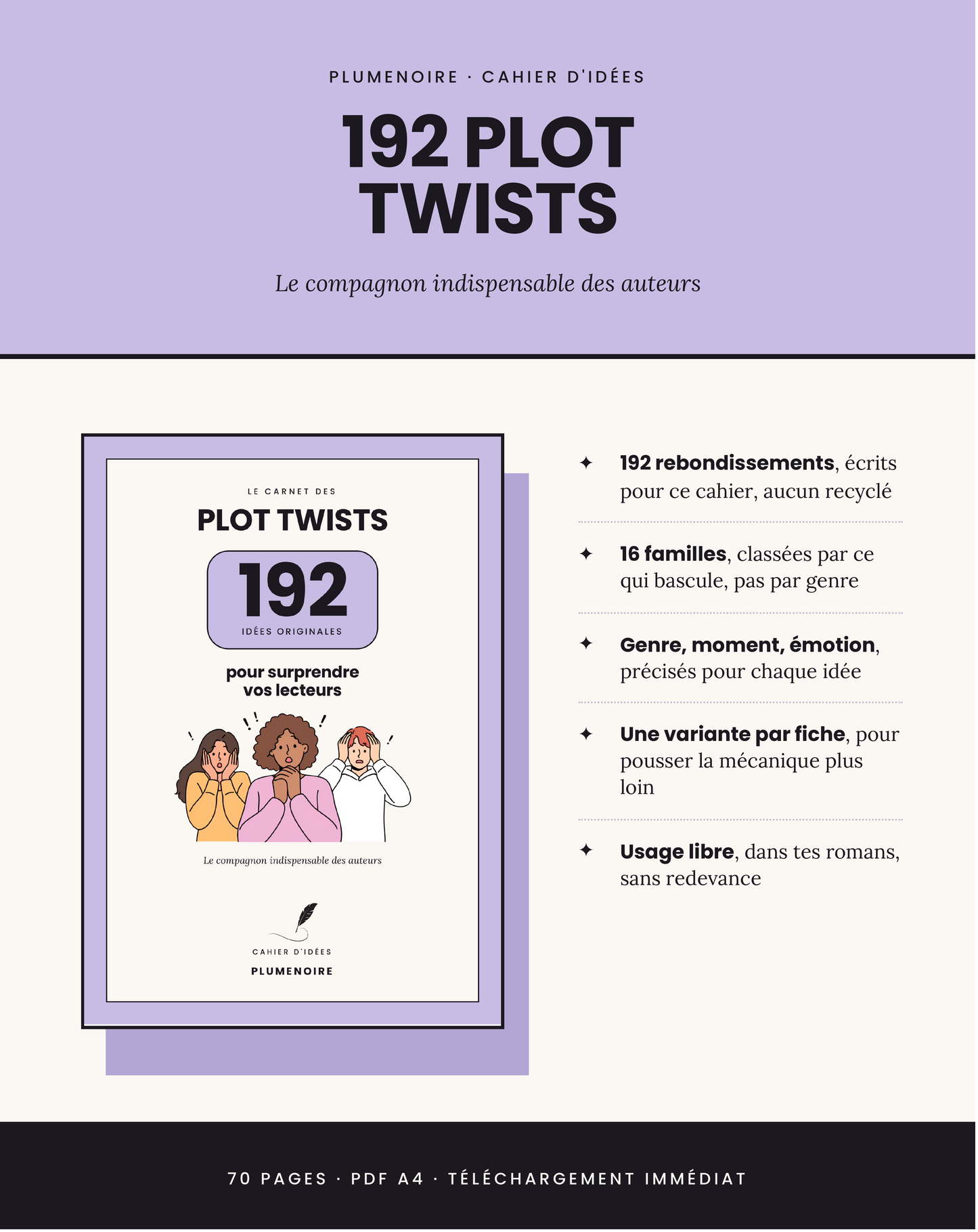 El Cuaderno de los Plot Twists — 192 giros originales